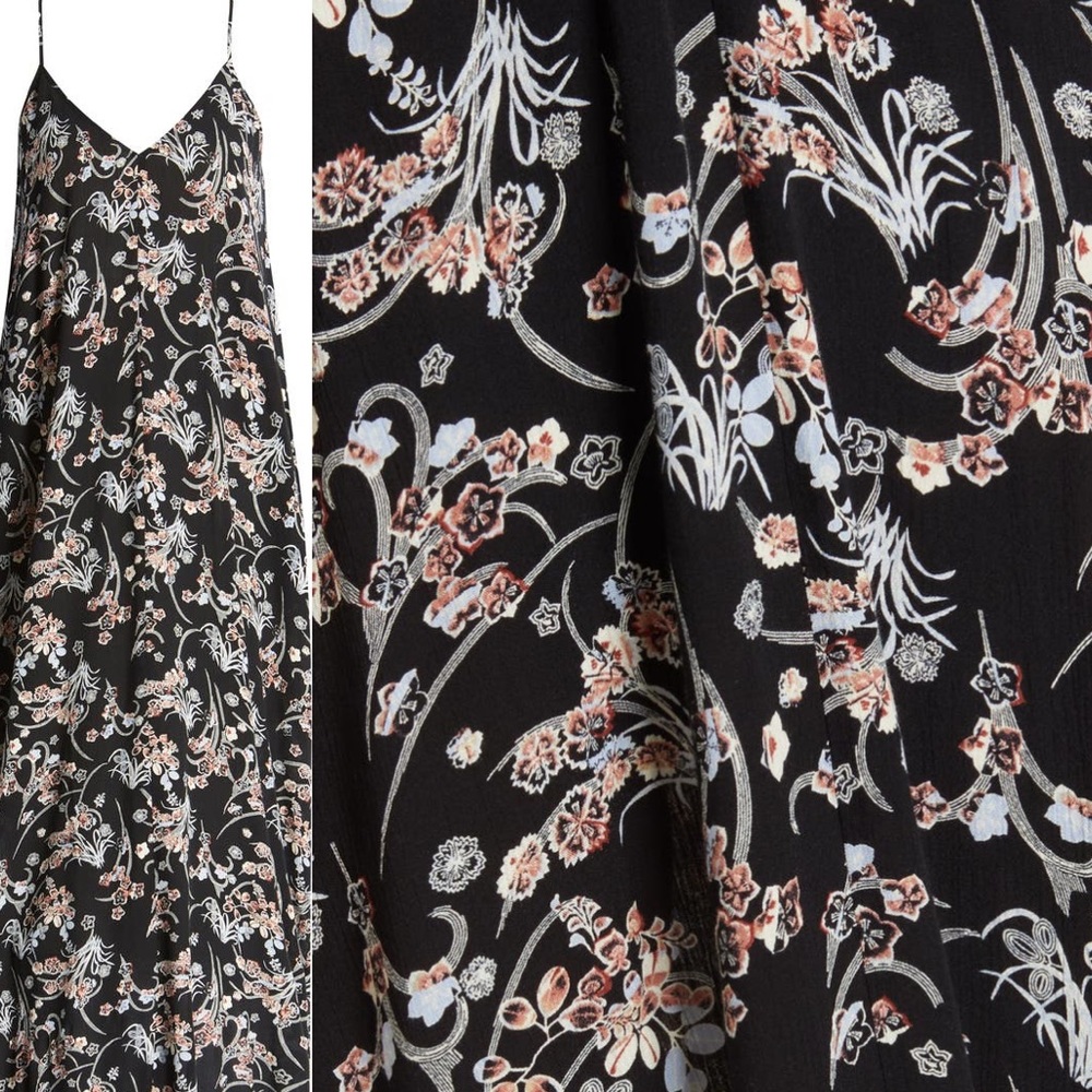 NWOT Treasure & Bond Print Maxi Dress - Picture 5 of 9